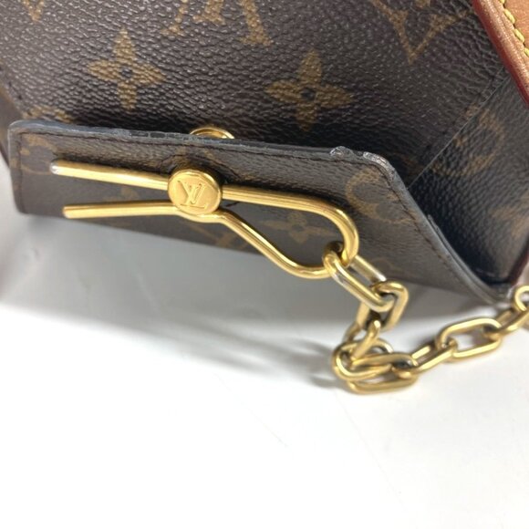 LOUIS VUITTON Brown Monogram Leather Shoulder Bag - Picture 10 of 16